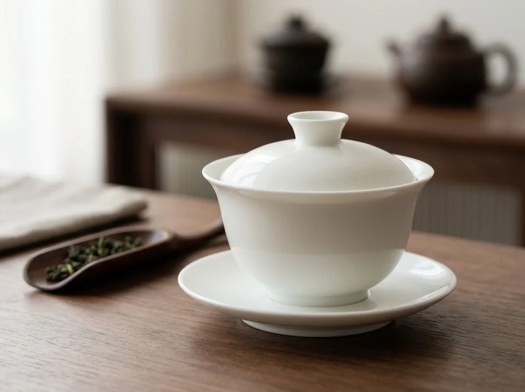 中價德化白瓷蓋碗 — Mid-range Dehua white porcelain gaiwan