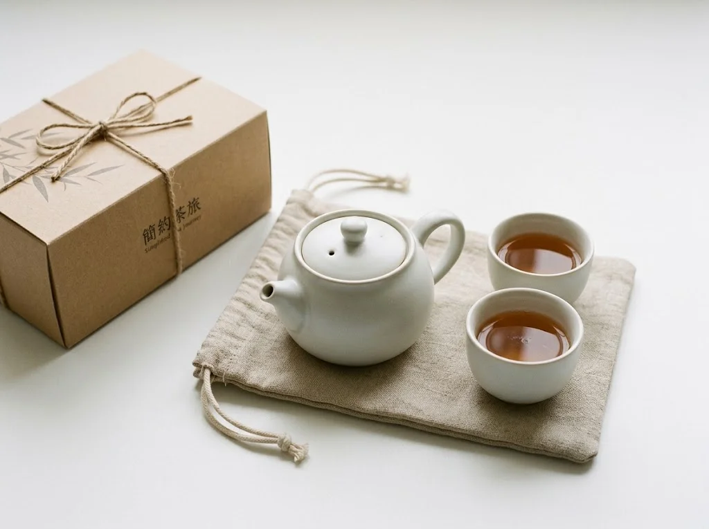 一壺兩杯旅行茶具 — One pot two cups travel tea set